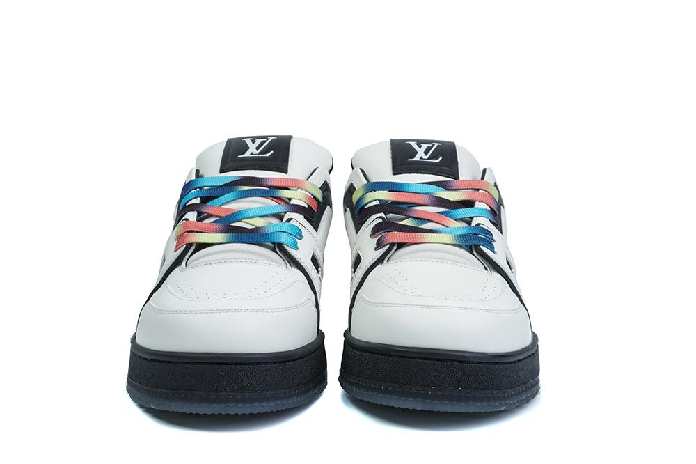 PK god Louis Vuitton LV Trainer #54 Signature White Black retail materials ready to ship